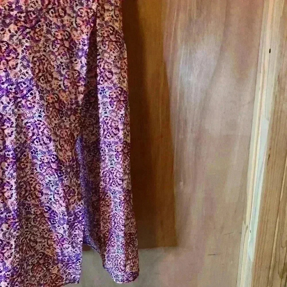 NWT LulaRoe Joy Open Front Vest Cardigan Purple Multi Color Small - Picture 8 of 15